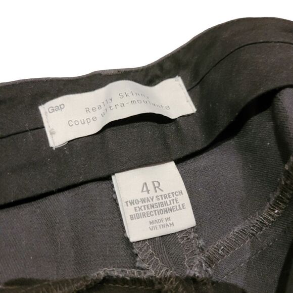 2/$20 Vintage Gap dark grey skinny dress pants - Picture 4 of 4